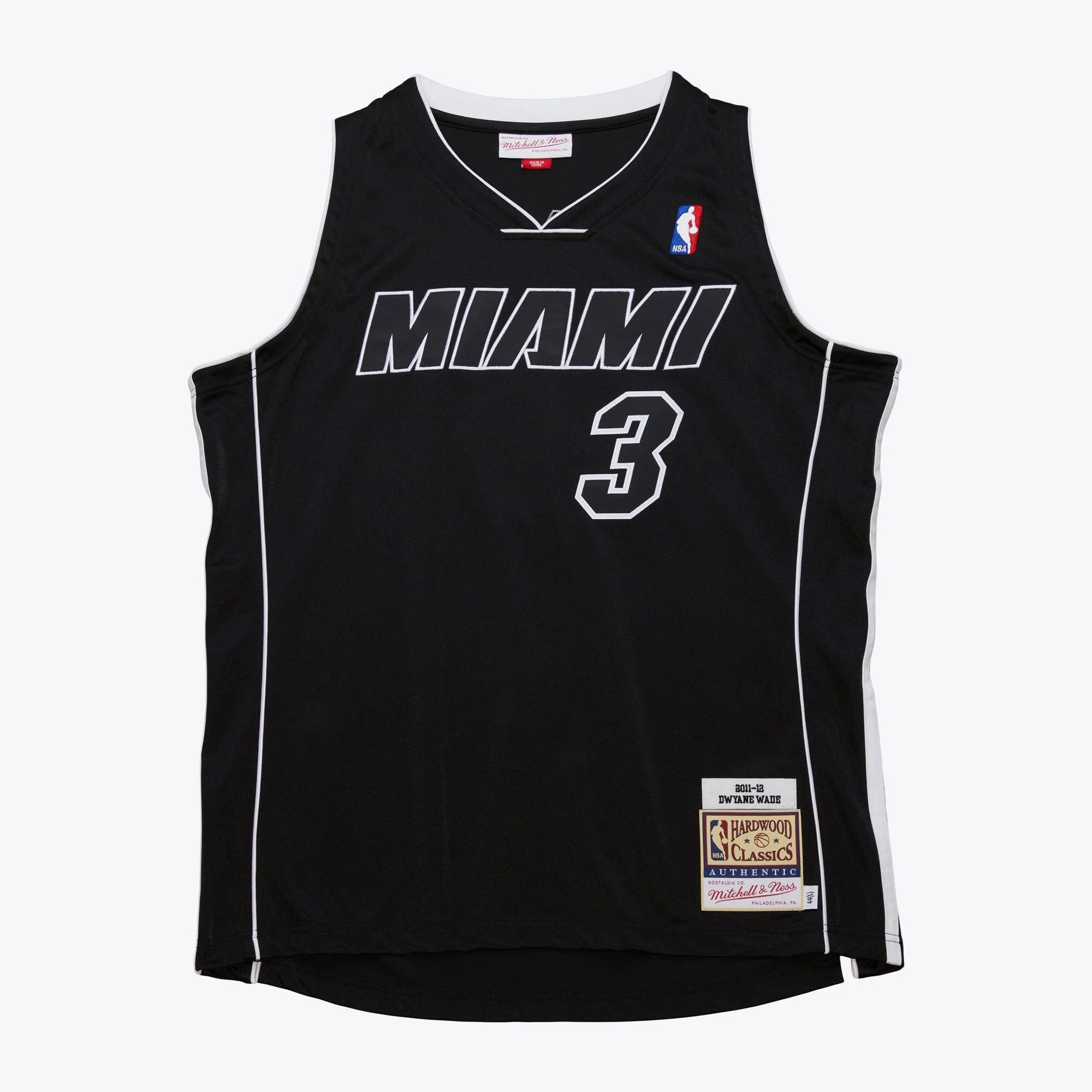 Effective Mitchell Ness Men's NBA Dark Alternate Jersey Heat 2011 Dwyane Wade Jerseys Smart