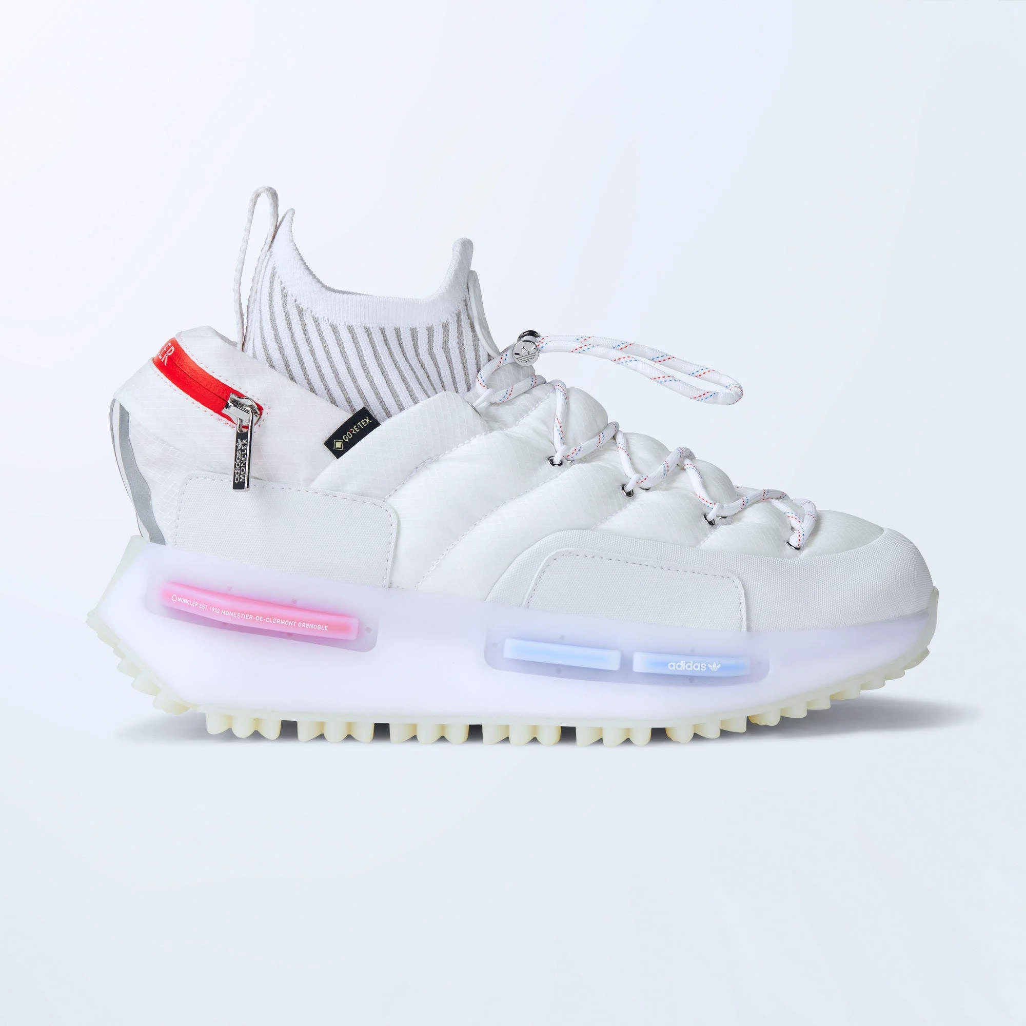 Crafted adidas Men's Nmd Runner 'Moncler Core White' Sneakers Quality