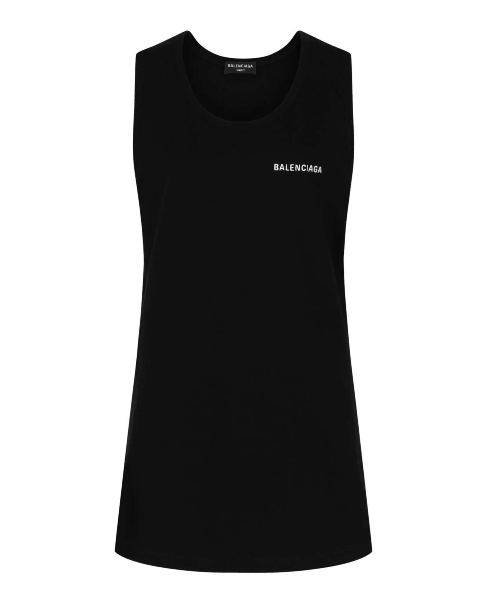 Powerful Balenciaga Logo Embroidered Loose Tank Top Sustainable