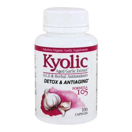 Specialty Kyolic Aged Garlic Extract Detox and Anti-Aging Formula 100 Ea Soft