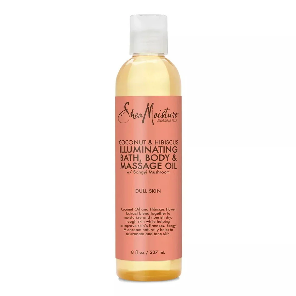 Smart Shea Moisture Bath Body And Massage Oil With Coconut And Hibiscus - 8 Oz Sophisticated