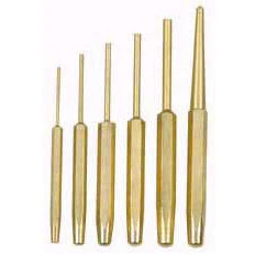 Practical Solid Brass Pin and Center Punch Set Excellent