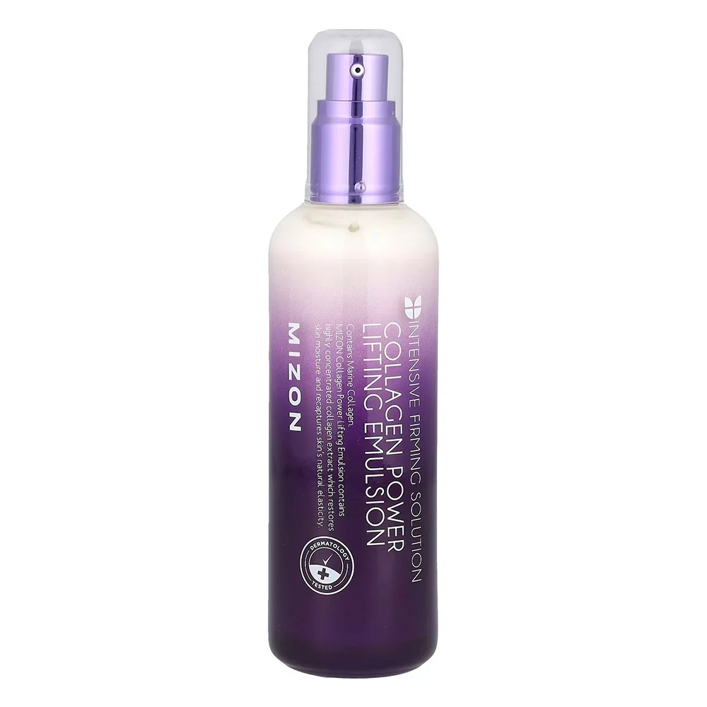 High-End Mizon Intensive Firming Solution Collagen Power Lifting Emulsion for Skin 4.05Oz 120ml Next-Generation
