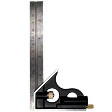 World-Class 6 Small Combination Try Tri Square Sliding Ruler Angle Tool Rule Elite