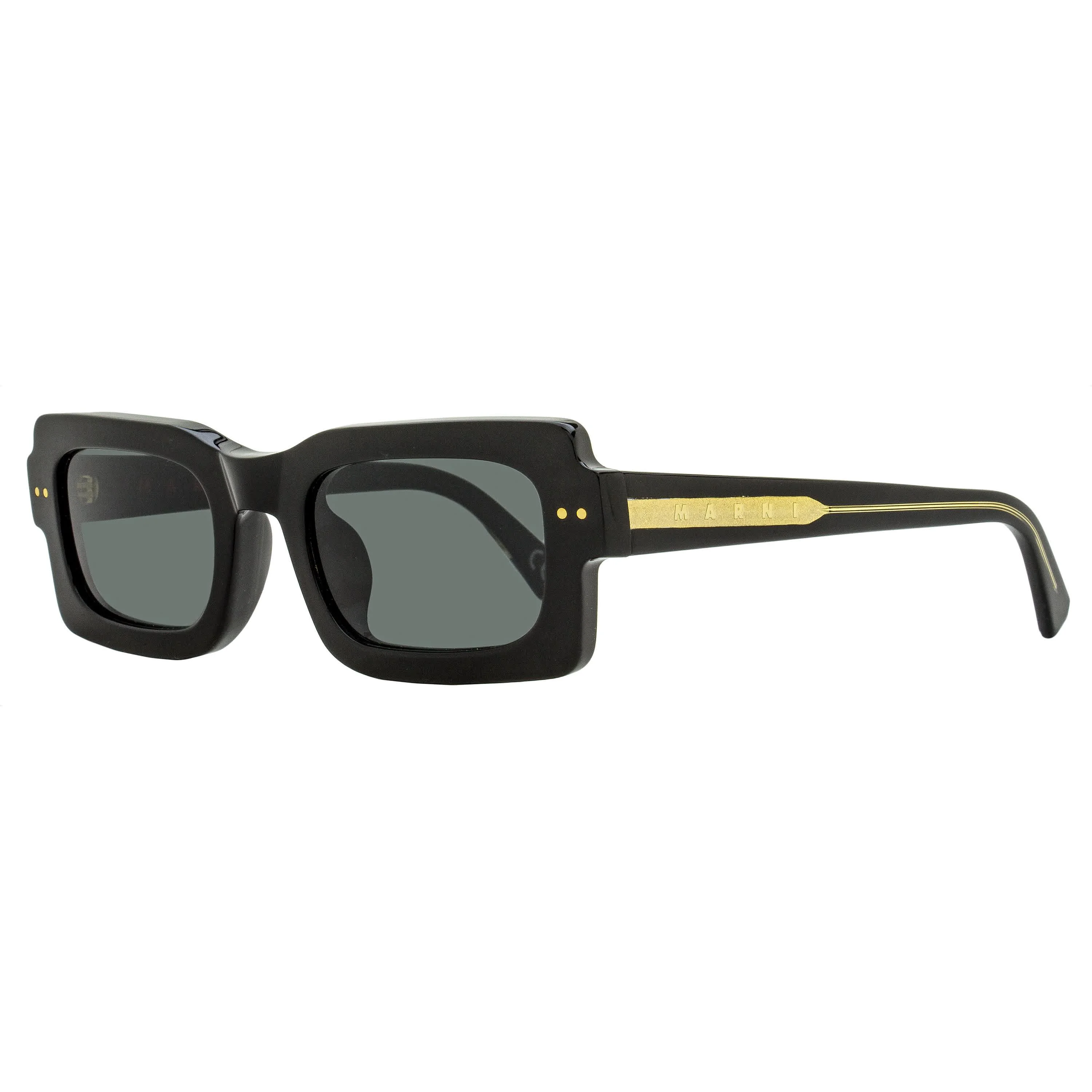 Responsible Marni Low Profile Sunglasses Lake Vostok HGK Black 51mm Next-Generation