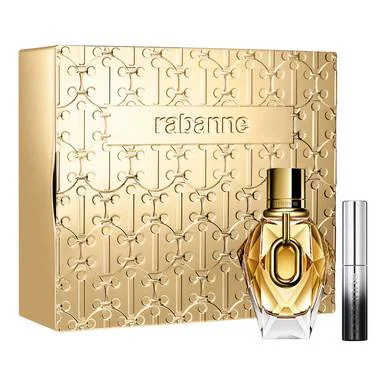 Modern Paco Rabanne Million Gold 2 Pcs Set For Women 1.7 Eau De Parfum Spray Eyephoria 0.15 Mascara Fashionable