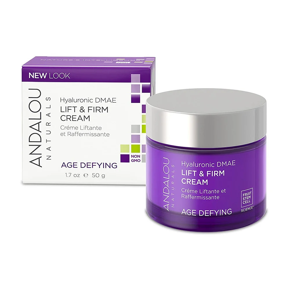 Crafted Andalou Naturals Hyaluronic Dmae Lift And Firm Skin Cream 1.7 Oz Selected