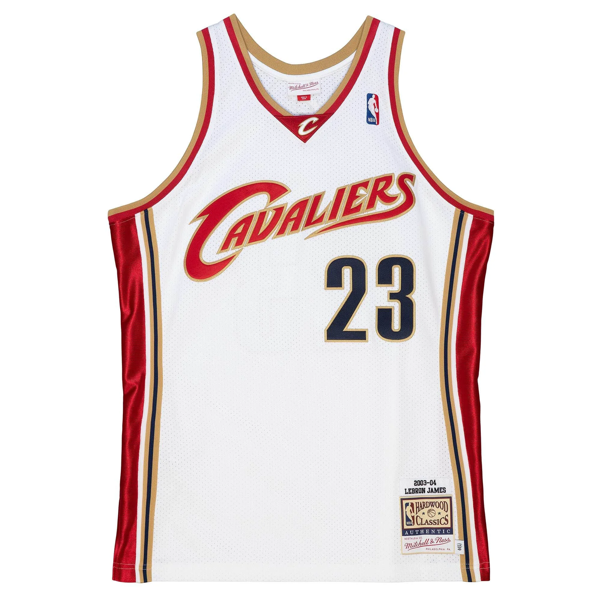 Functional Mitchell Ness NBA Jersey Cleveland Cavaliers 03 Lebron James Jerseys Convenient