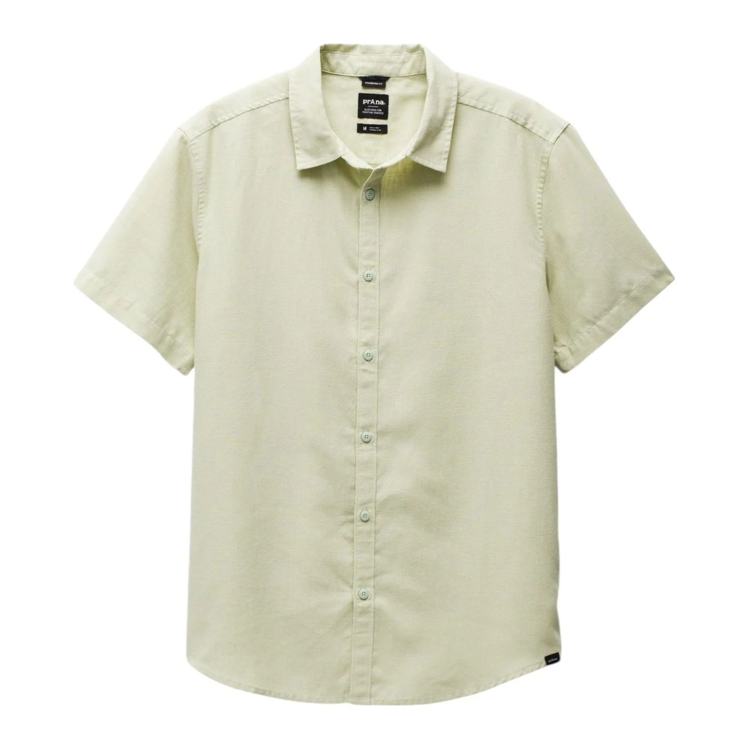 Modern Prana Men's Lindores Short Sleeve Button Down Standard Fit Shirt Excellent