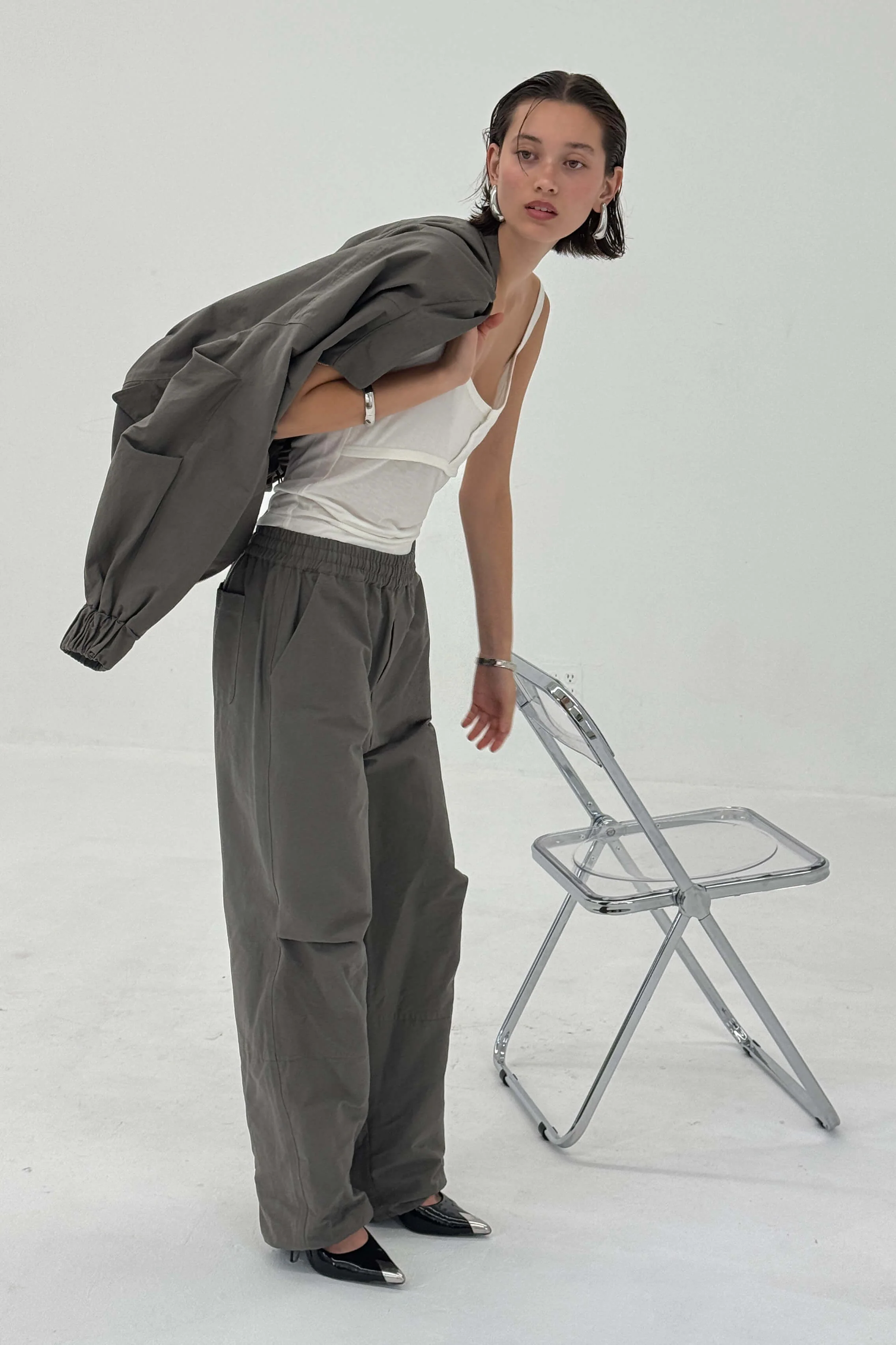 Verified Sable Pant in Charcoal Fine