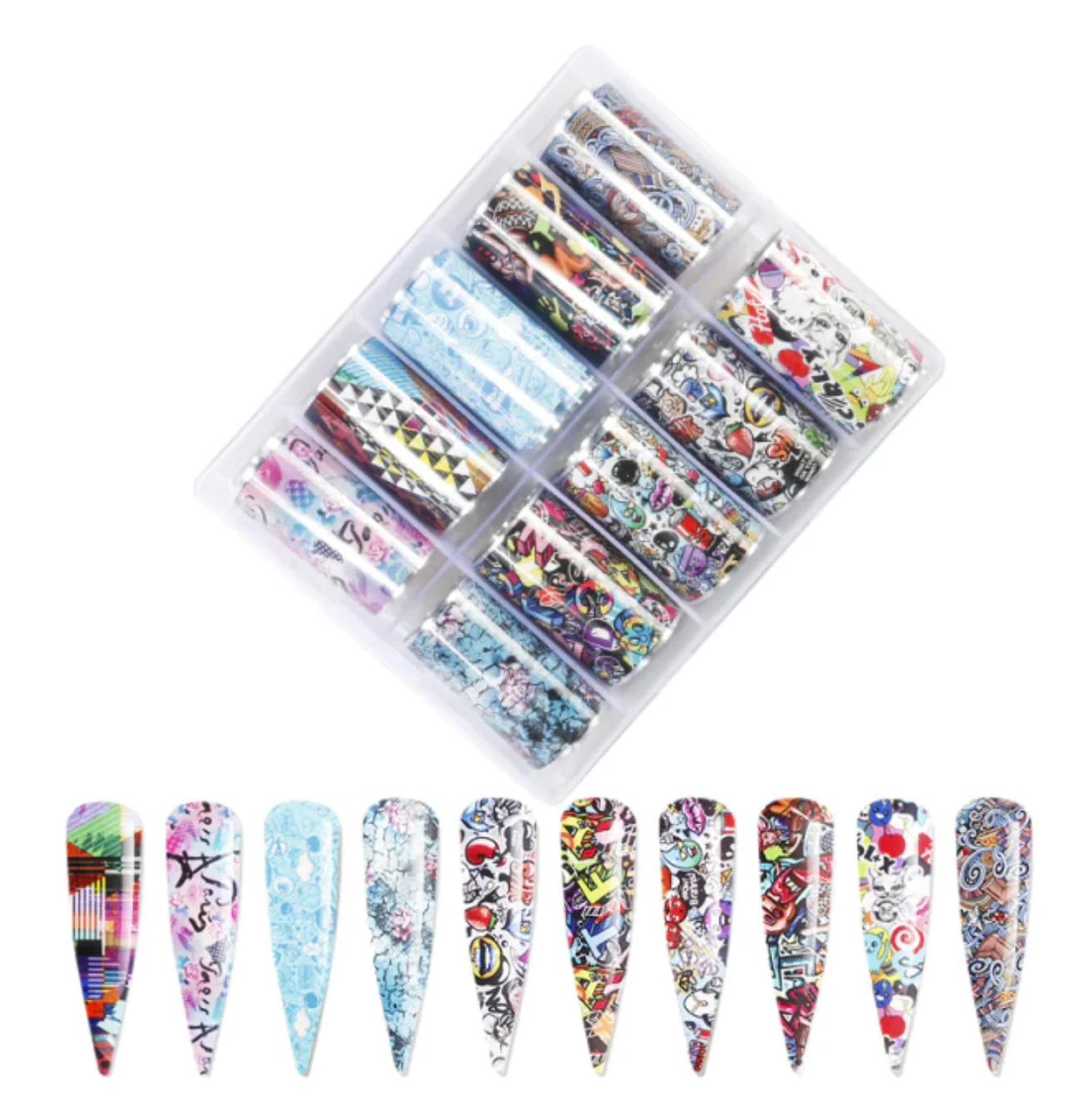 Elegant Graffiti Paris Foil Set High-End