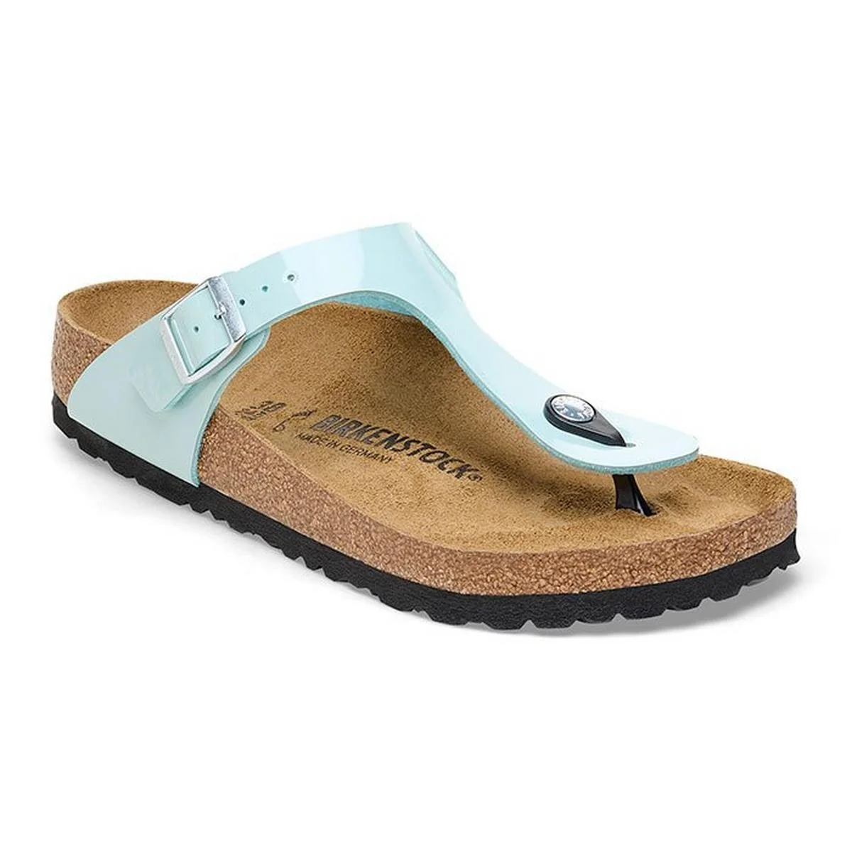 World-Class Birkenstock Gizeh Birko Flor Patent Sandals Regular Crafted