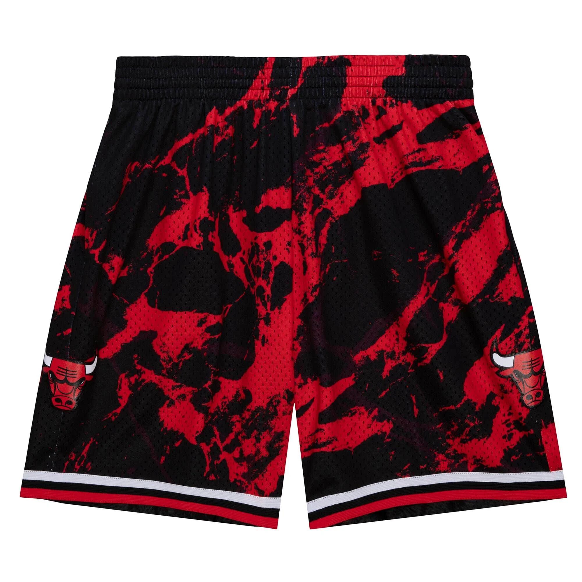 Long-Lasting Mitchell Ness NBA Team Marble Swingman Shorts Chicago Bulls 1997 Flexible