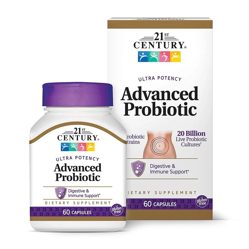 Durable 21st Century Ultra Potency Advanced Probiotic Capsules 60 Ea Effective