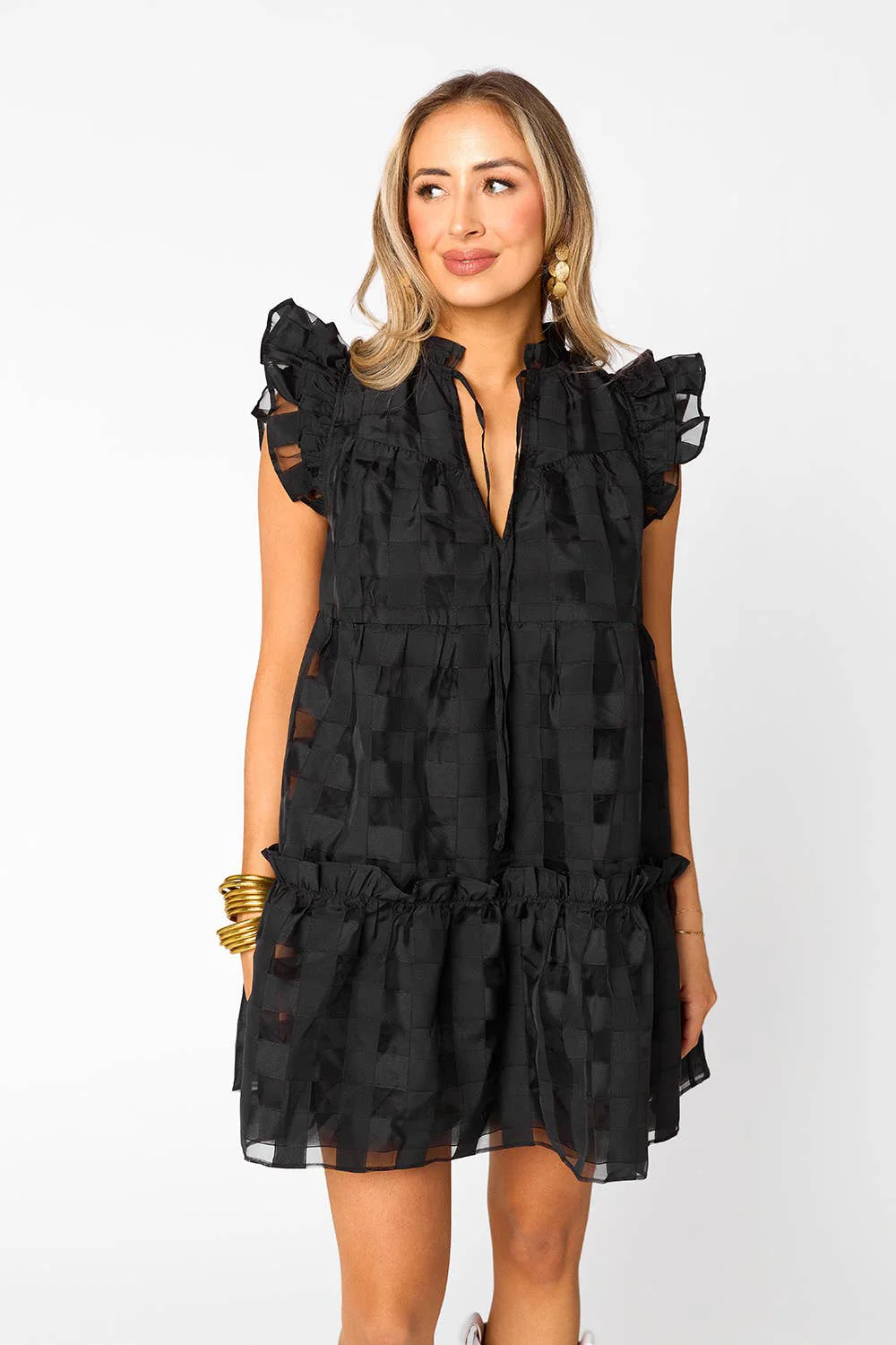 Elite Aubrey Black Mini Dress Casual