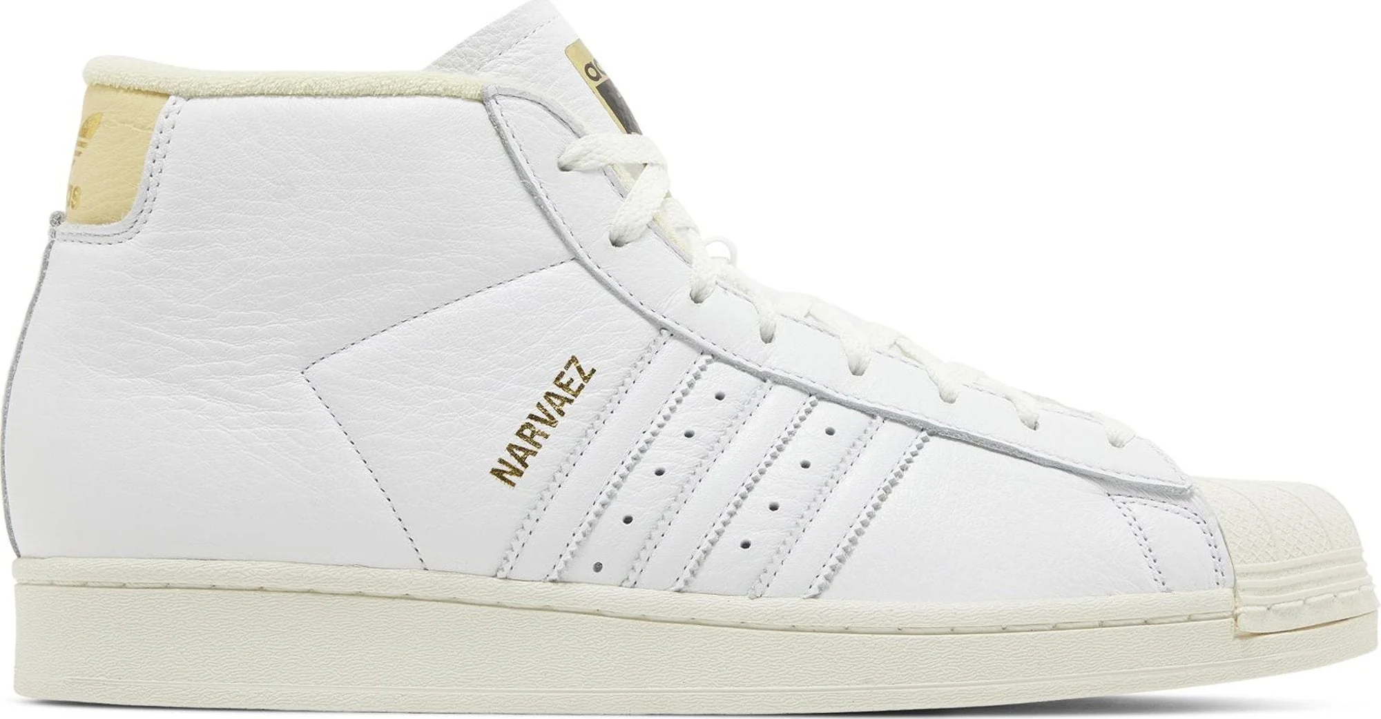 Official adidas Men's Pro Model Adv 'Sam Narvaez White' Sneakers Authentic