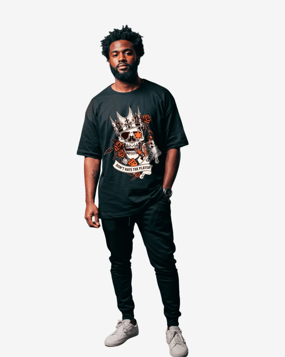 Comfortable G West Don't Hate Player Oversized Men's T-Shirt Efficient