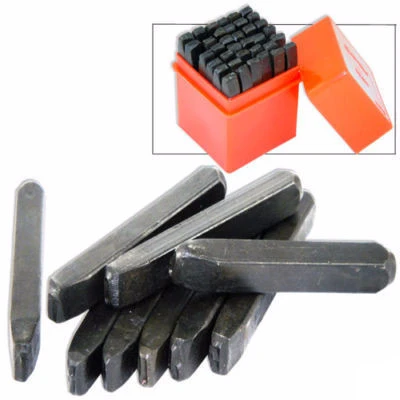 Healthy Letter Number Steel Metal Die Stamp Punch Tool Set Kit Specialty