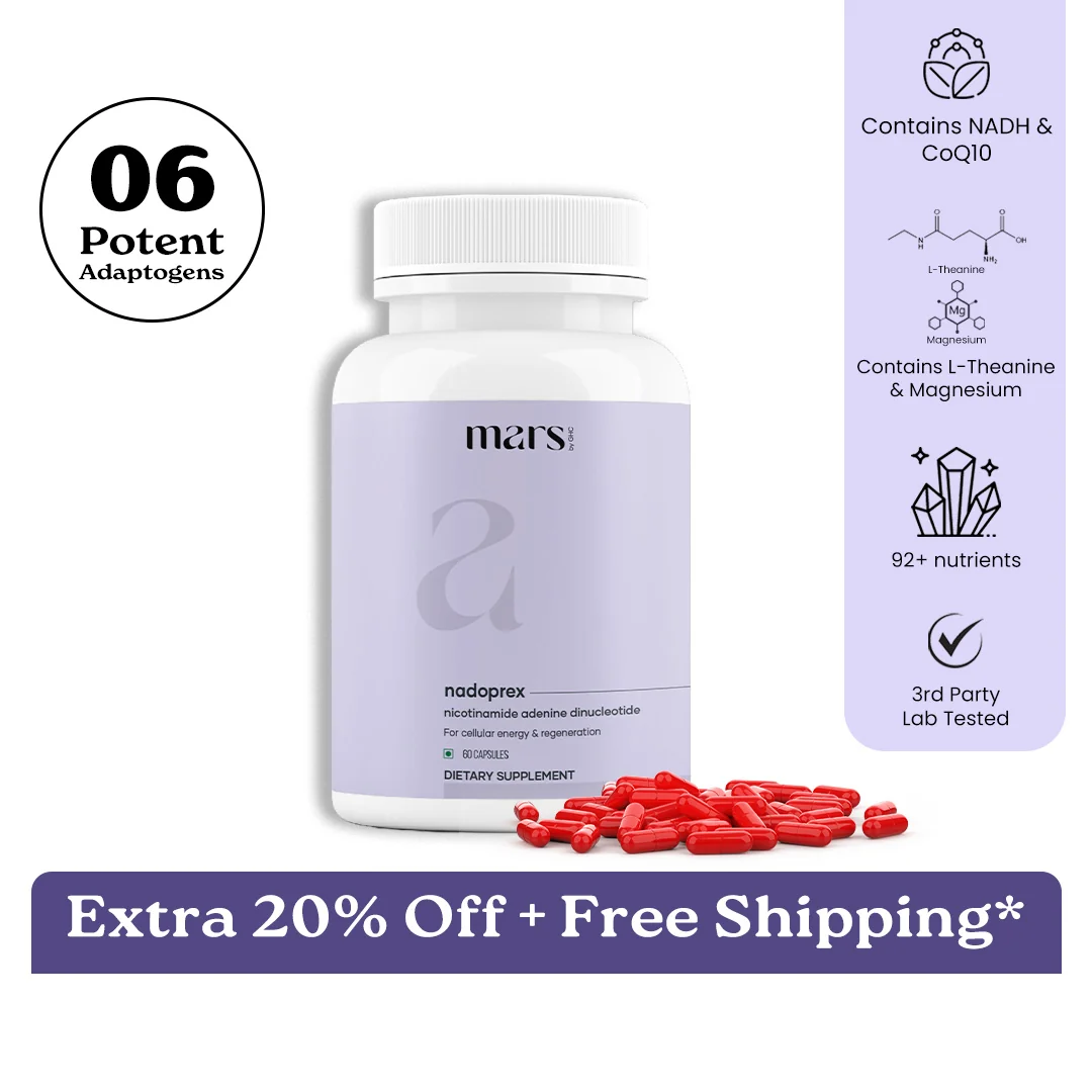 Elegant Mars NADoPrex Un potenziatore di NAD e CoQ10 per il metabolismo la salute dell'intestino e l'energia Fashionable