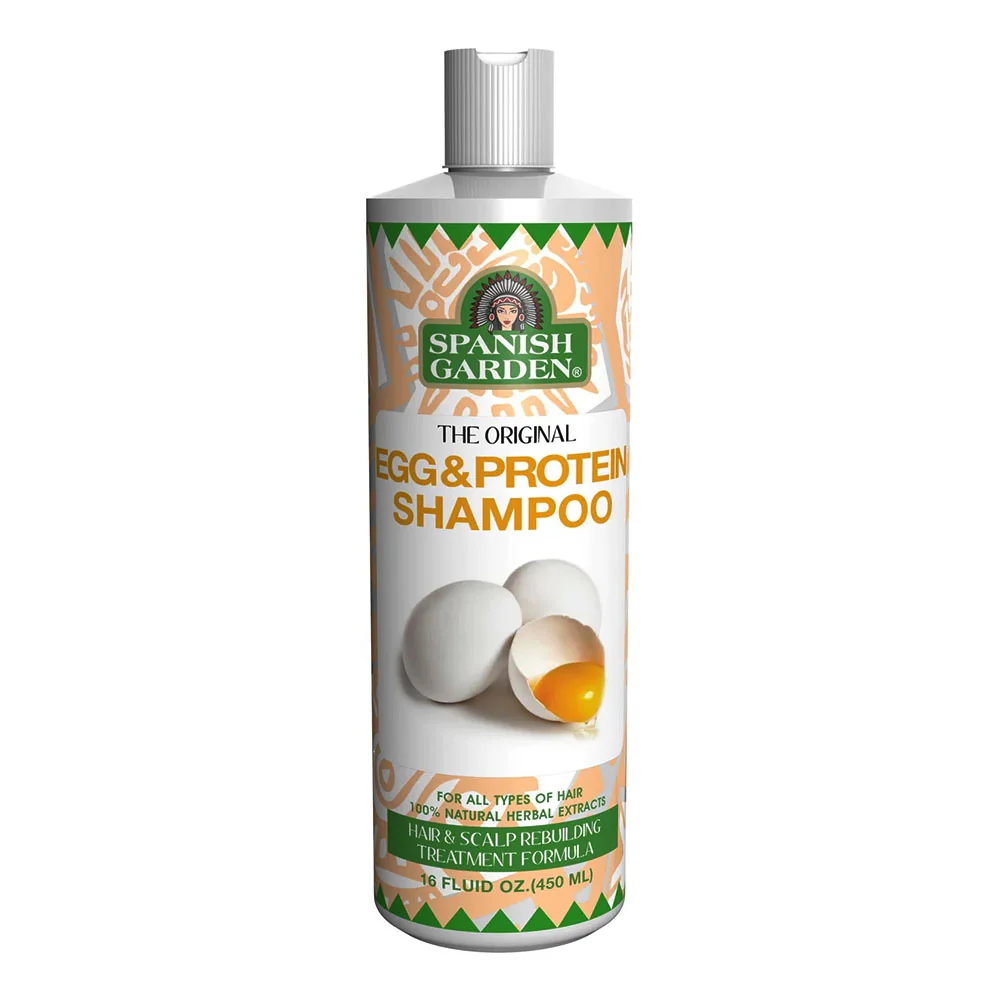 Elegant Spanish Garden Egg and Protein Shampoo 16 Oz Organic