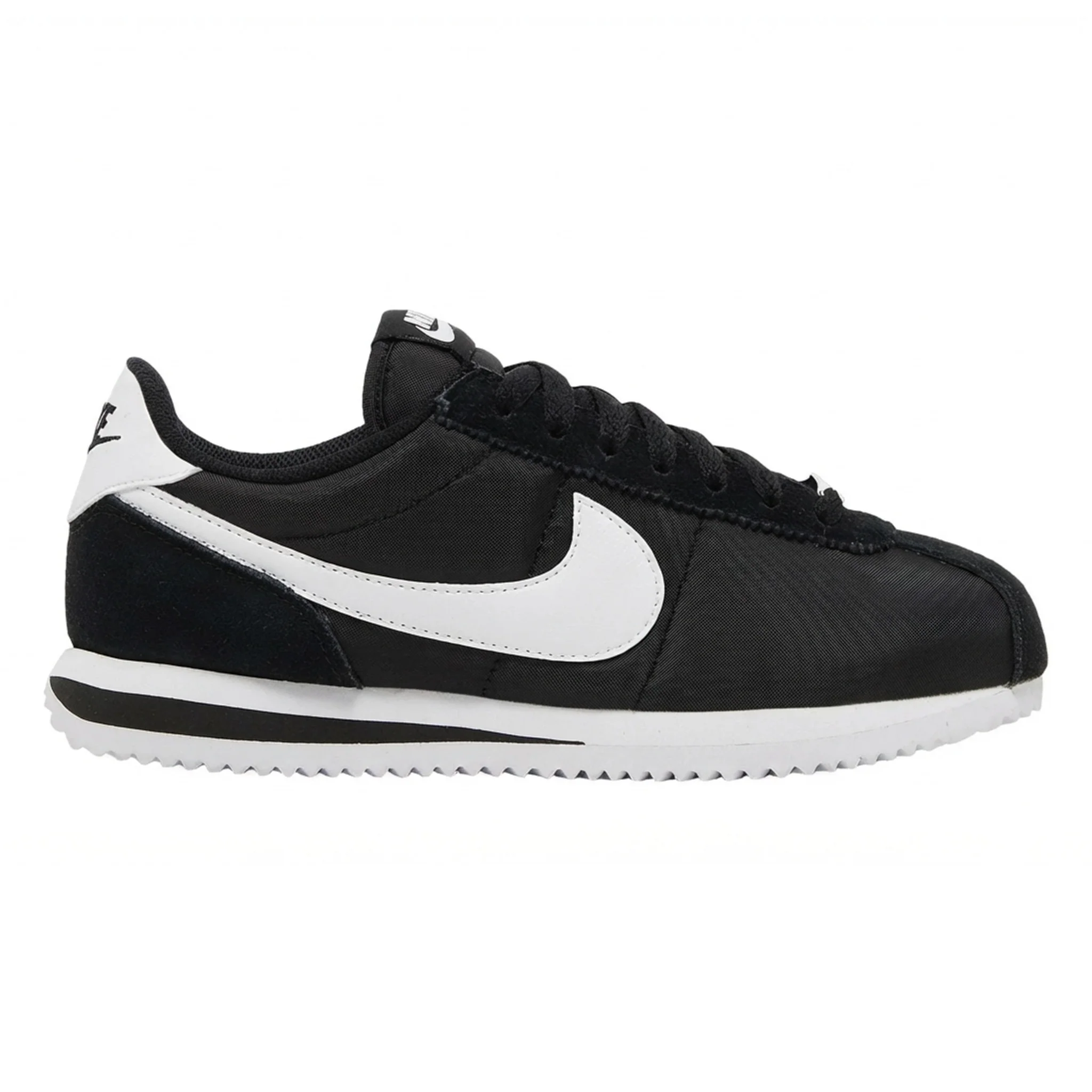World-Class Nike Women's Cortez 'Nylon Black White' Shoes Advanced
