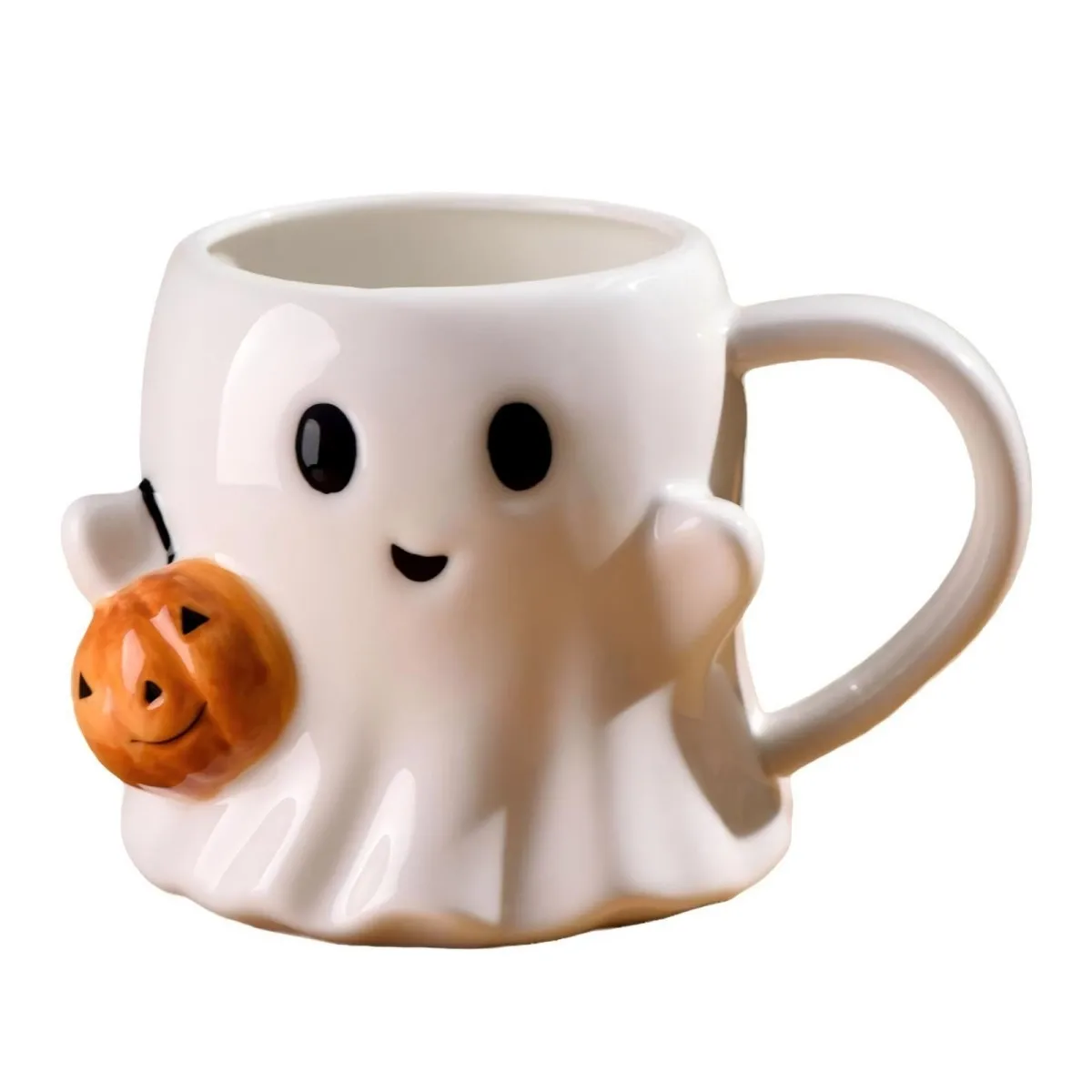 Flexible Novelty 3D Ghost Halloween Coffee Mug Optimized