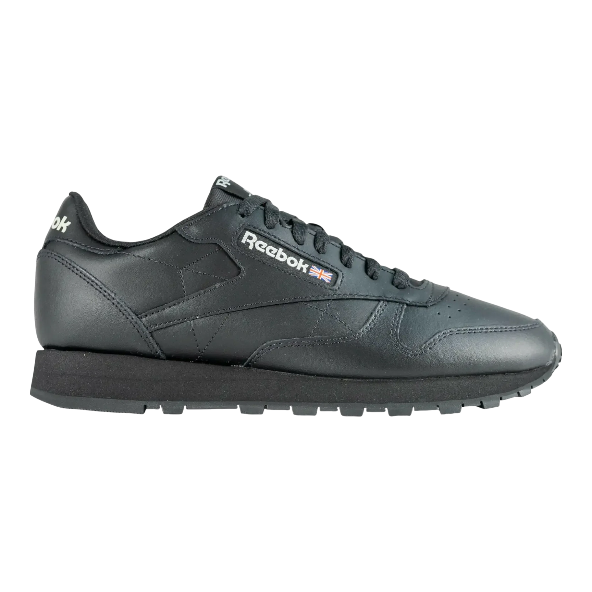 Reebok Classic Leather Men Sneakers Core Black Core Black Pure Grey 5 Selected