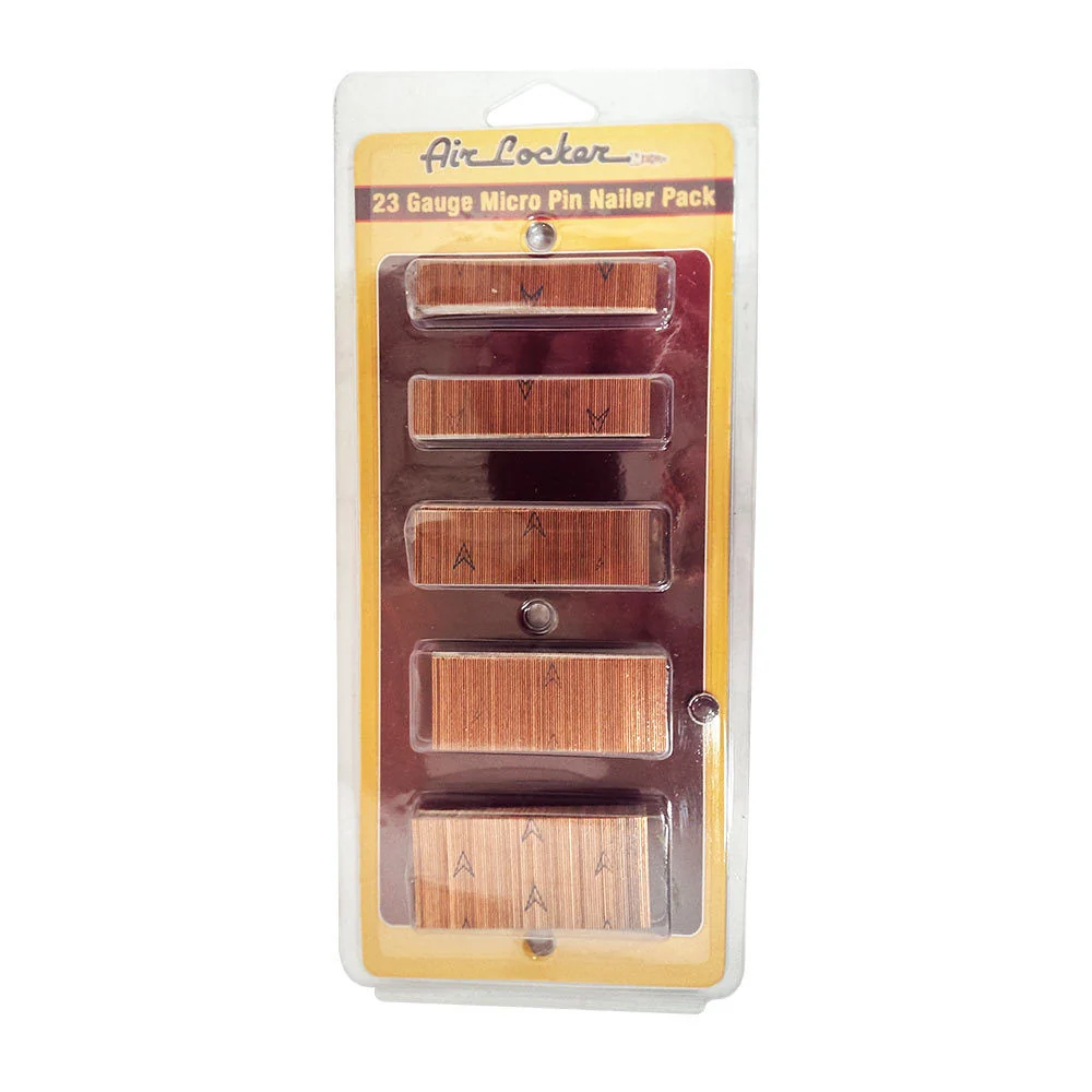 Quality Assorted No Head Less Pin Nails 23 Gauge 1 2 5 8 3 4 1 1-3 16 Inch Clean