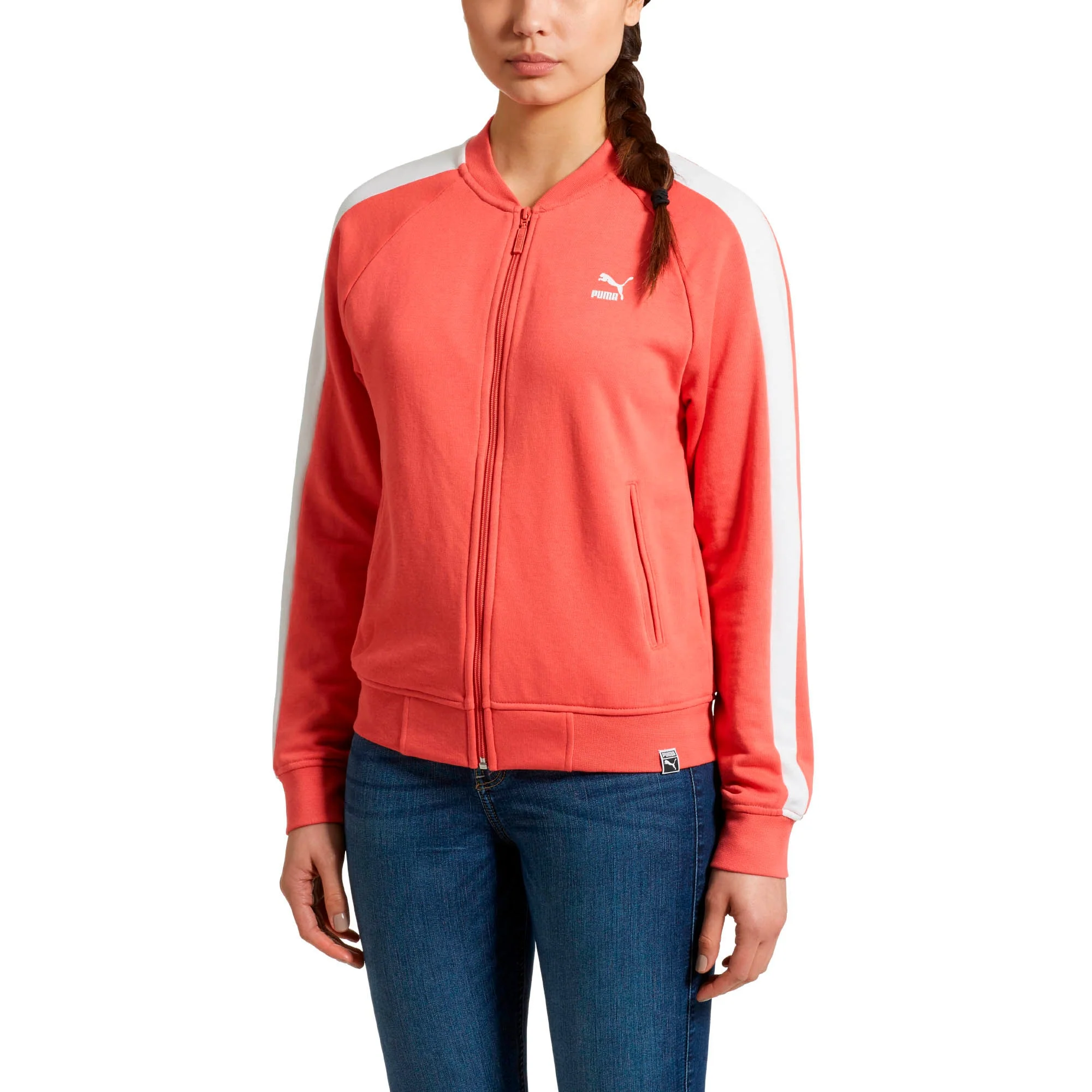 Next-Generation Puma Women's Classics Logo T7 Track Jaket Jackets Solid