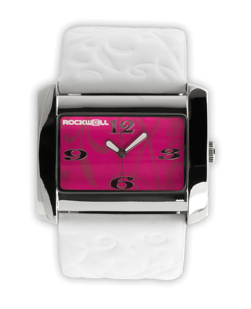 Crafted Vanessa Pink White Watch High-End