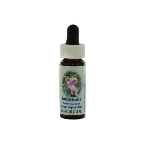 Outstanding Flower Essence Impatiens Herbal Supplement Dropper - 0.25 Oz Fine
