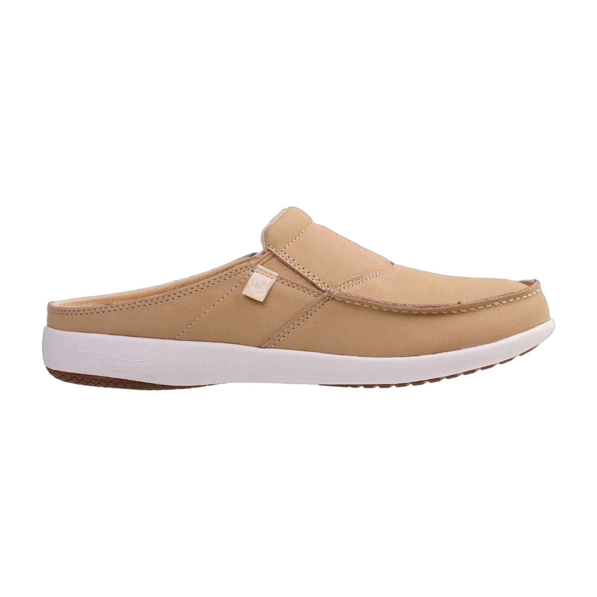 Selected Spenco Siesta Slide Nubuck Men's Slip On Shoes Pure