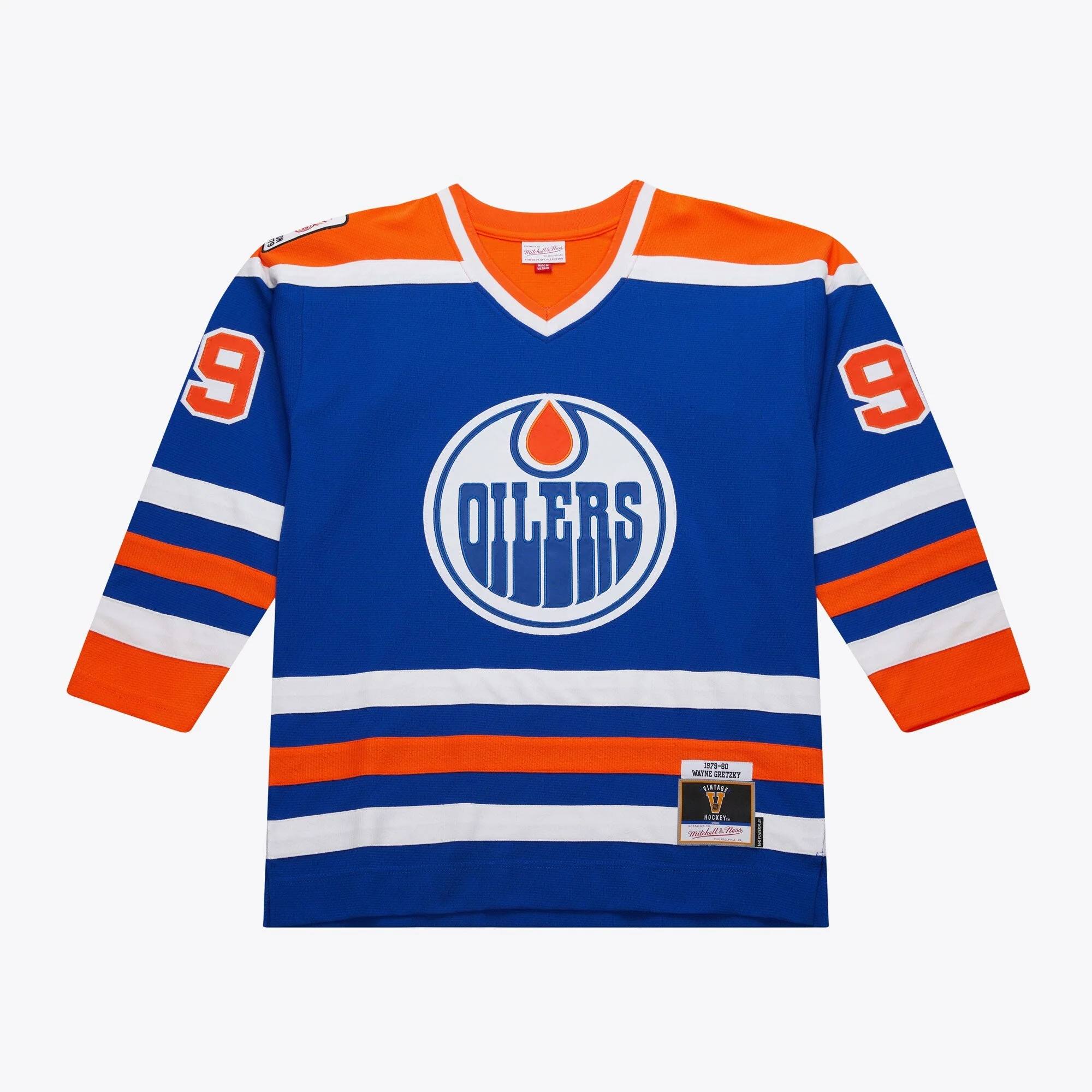 Selected Mitchell Ness Men's NHL Dark Jersey Oilers 1979 Wayne Gretzky Jerseys Contemporary