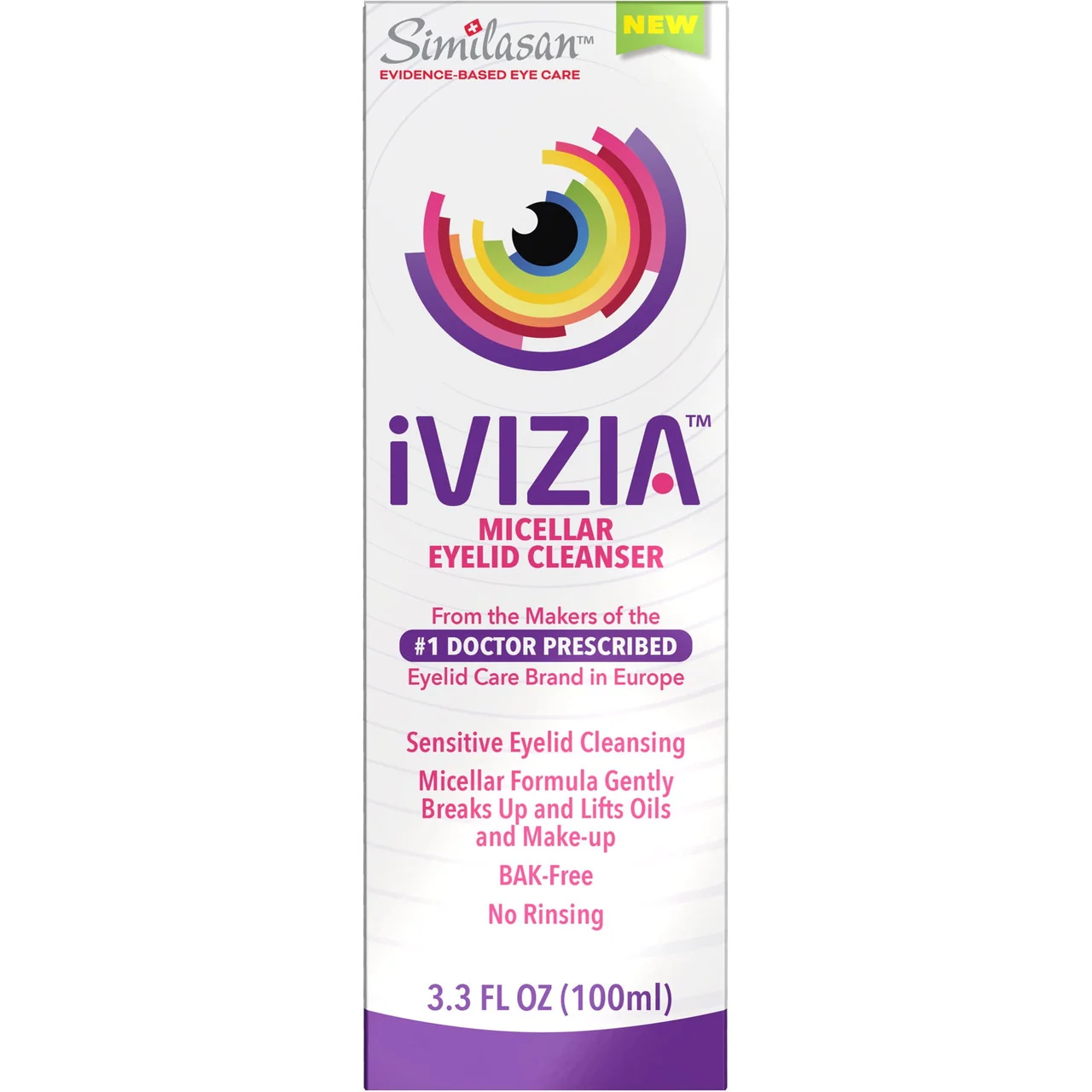 Crafted Ivizia Micellar Eyelid Cleanser 100 Ml Refined
