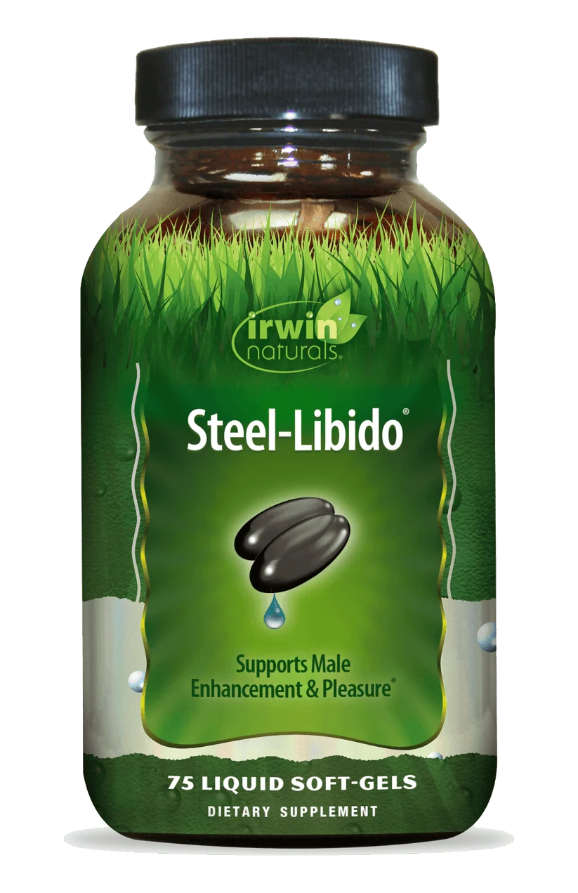 Premium Material Irwin Steel Libido Liquid Soft Gels 75 Ea Relaxed