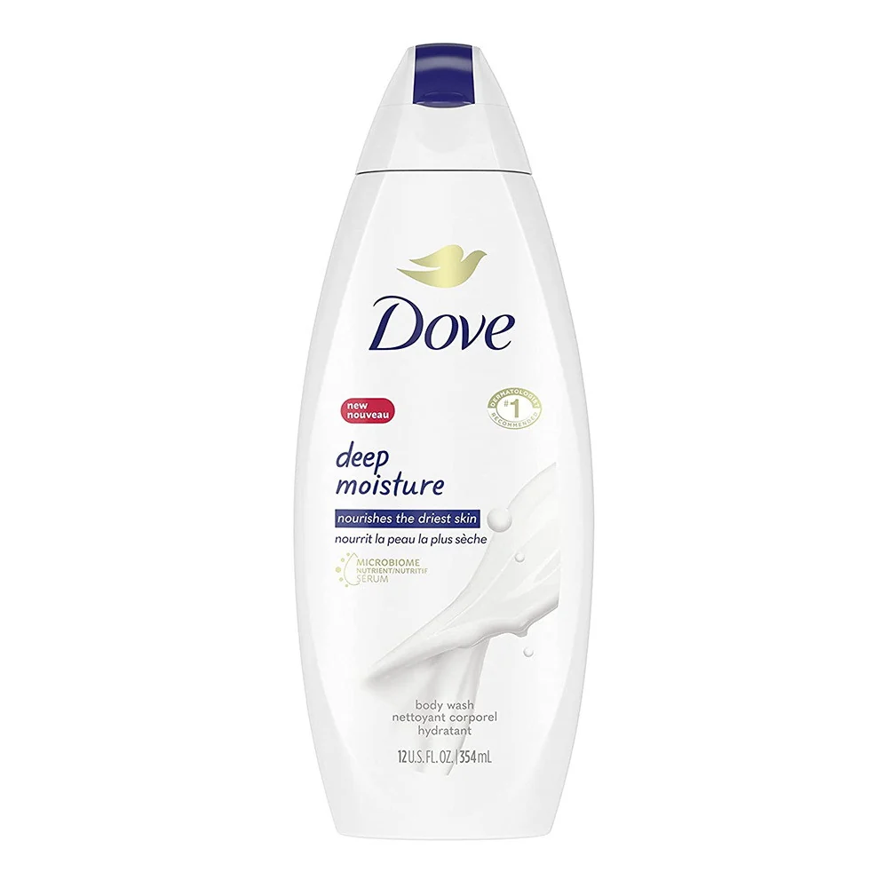 Sophisticated Dove All Day Moisturizing Body Wash Deep Moisture 12 Oz Original