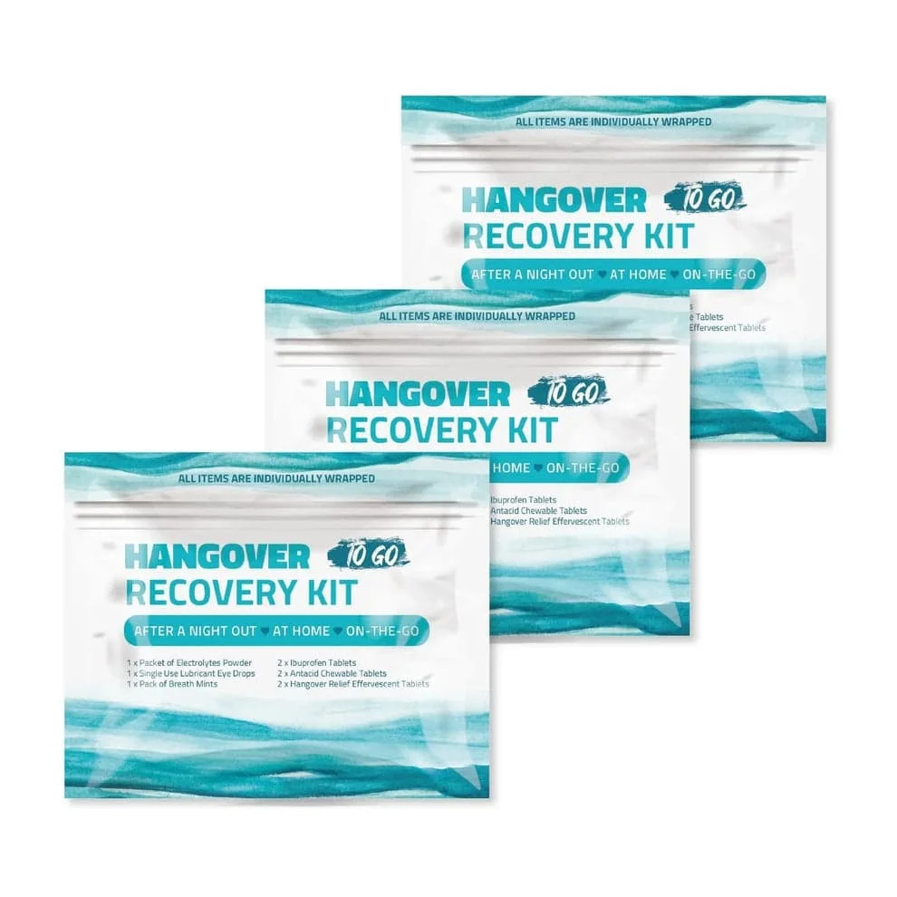 World-Class Hangover Recovery Kit Pack of 3 Fast
