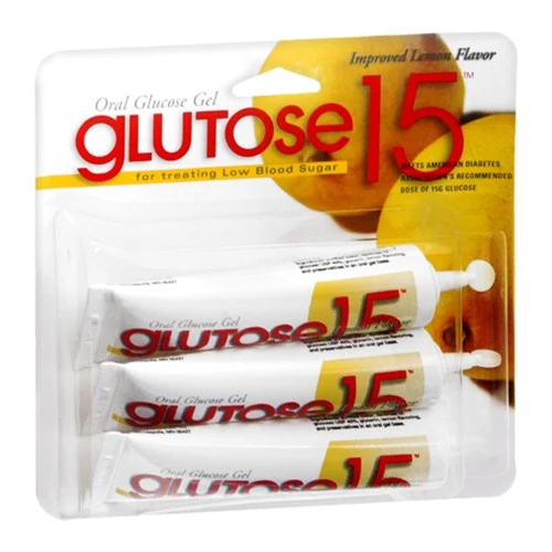 Relaxed Glutose 15 Oral Glucose Gel In A Tube With Lemon Flavor - 3 Ea Fine Crafted