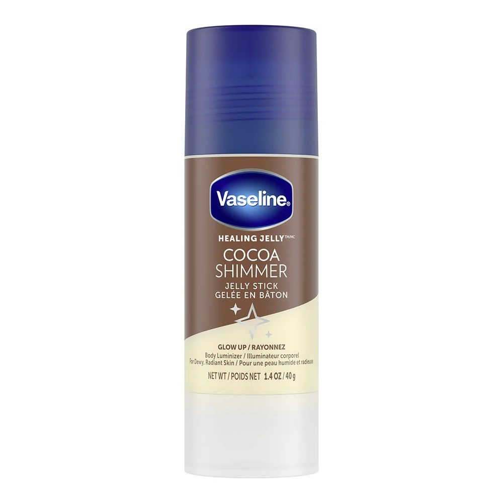 Smooth Vaseline Cocoa Shimmer Petroleum Jelly Body Balm Jelly Stick 1.4 Oz Practical
