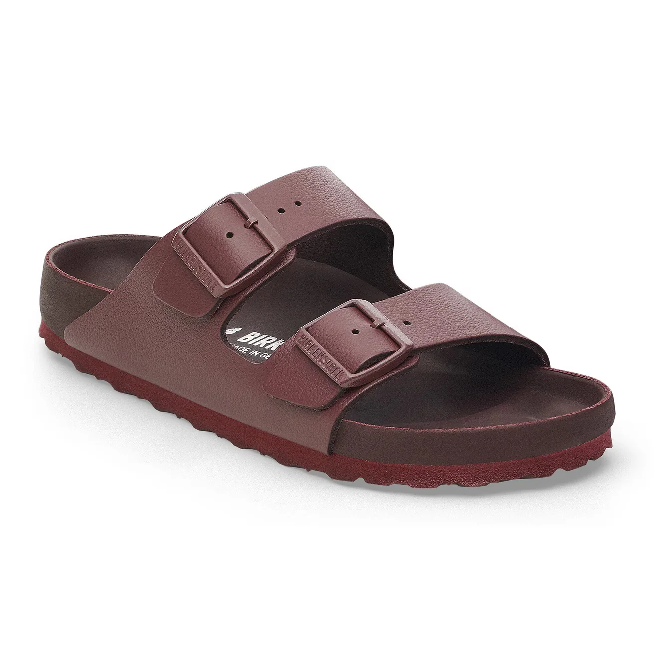 Verified Birkenstock Unisex Arizona Natural Leather Exquisit Zinfandel Quality