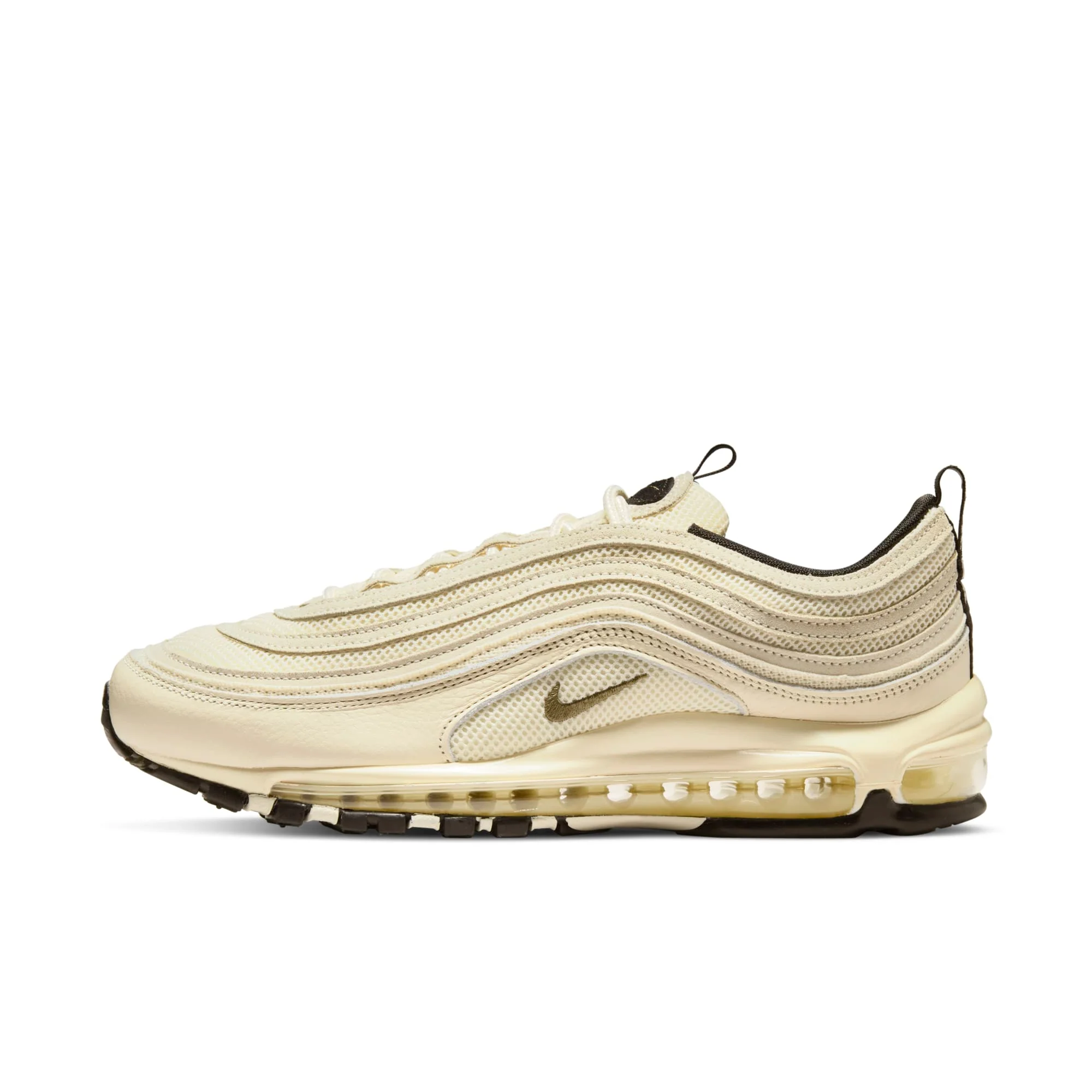 Durable Nike Men's Air Max 97 'Coconut Milk Black' Sneakers Trusted