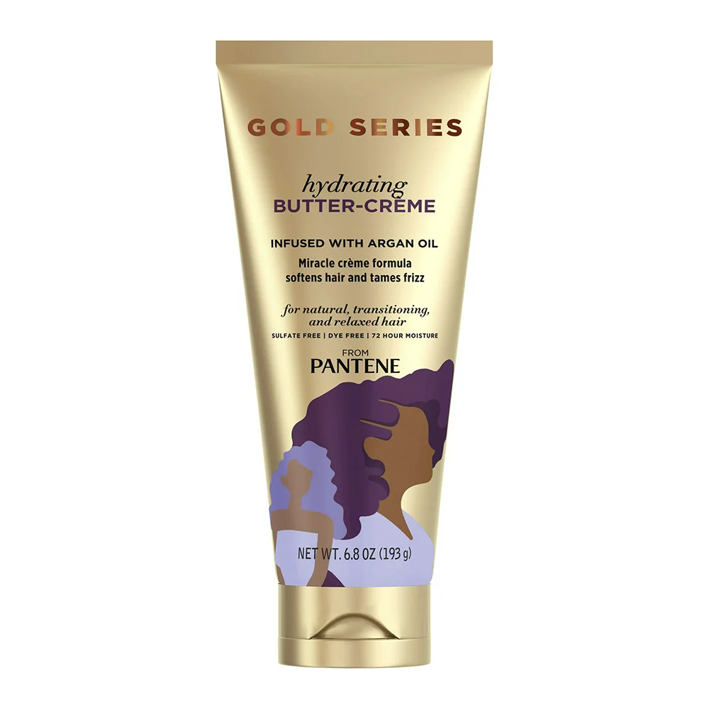 Secure Pantene Gold Series Hydrating Butter Cream with Argan Oil 6.8 Oz Advanced