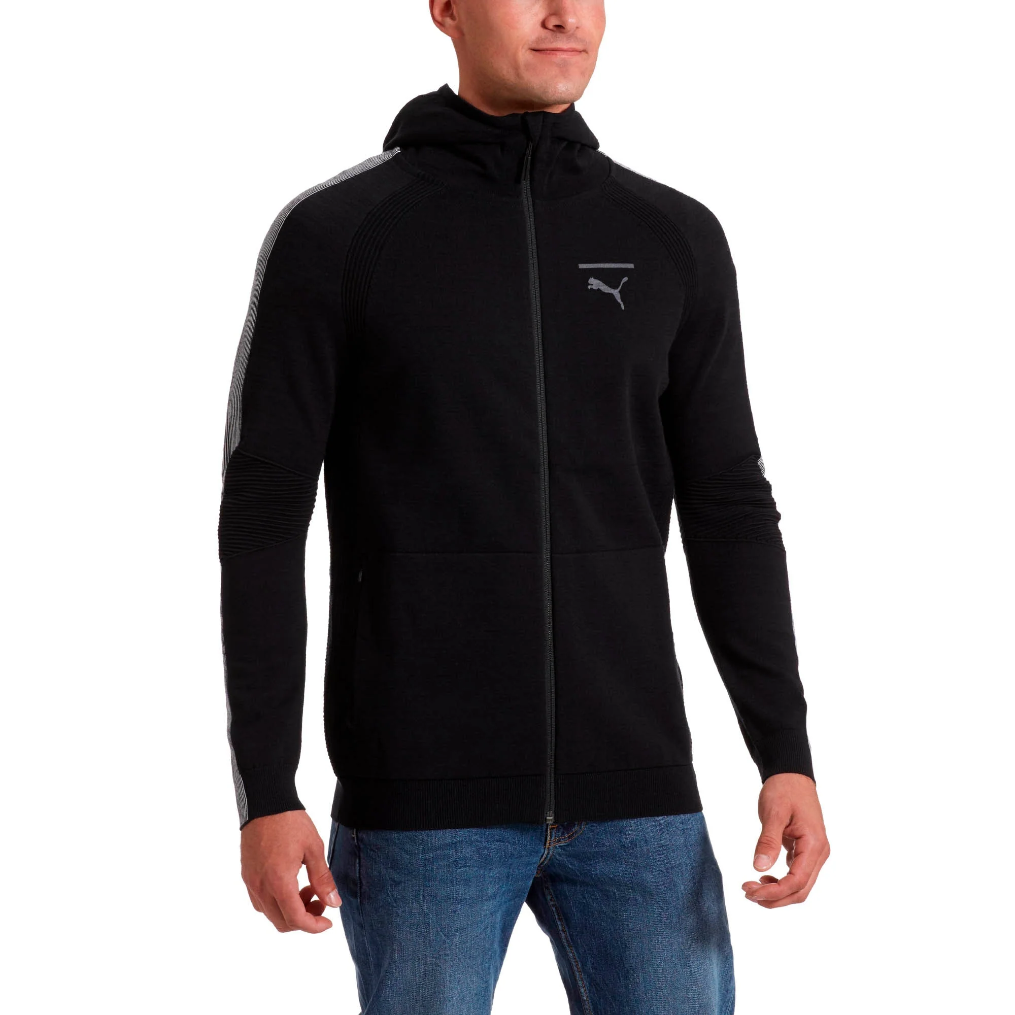 Contemporary Puma Men's Evoknit Move Full Zip Hoody Sweaters Durable