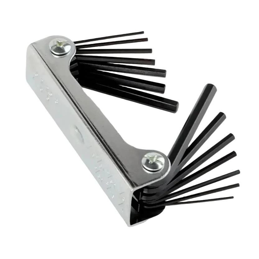 Verified 14 Piece SAE and Metric Folding Pocket Hex Key Allen Wrench Set Original
