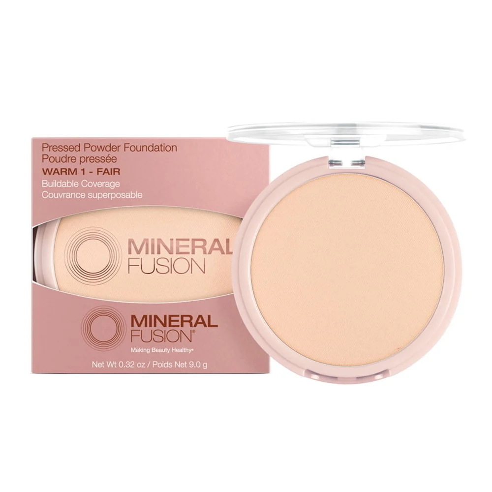 Sophisticated Mineral Fusion Pressed Powder Foundation Warm 0.32 Oz Fine