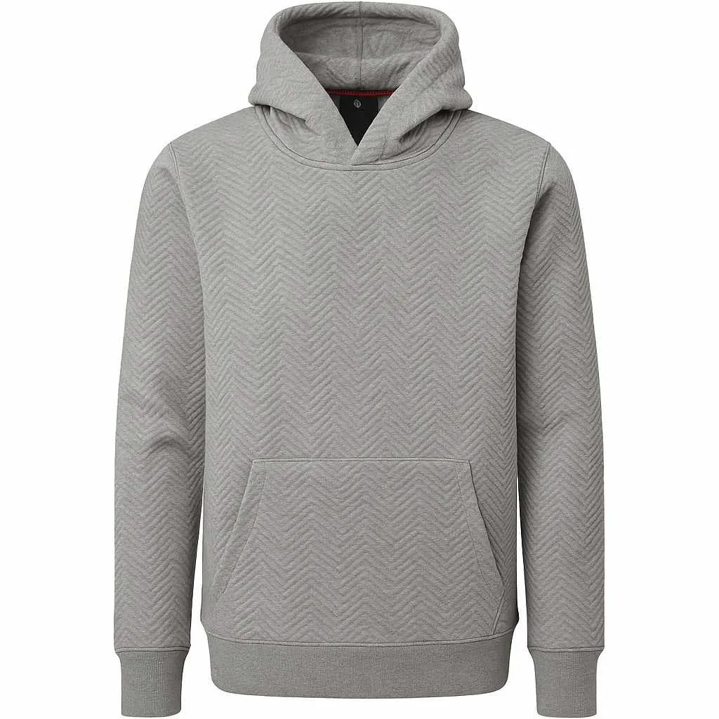 Optimized Infinite Basics Men's Hoodie Heather Herringbone Pullover Sweatshirt – Everyday Comfort Fit Soft Cotton Blend Easy Care Relaxed