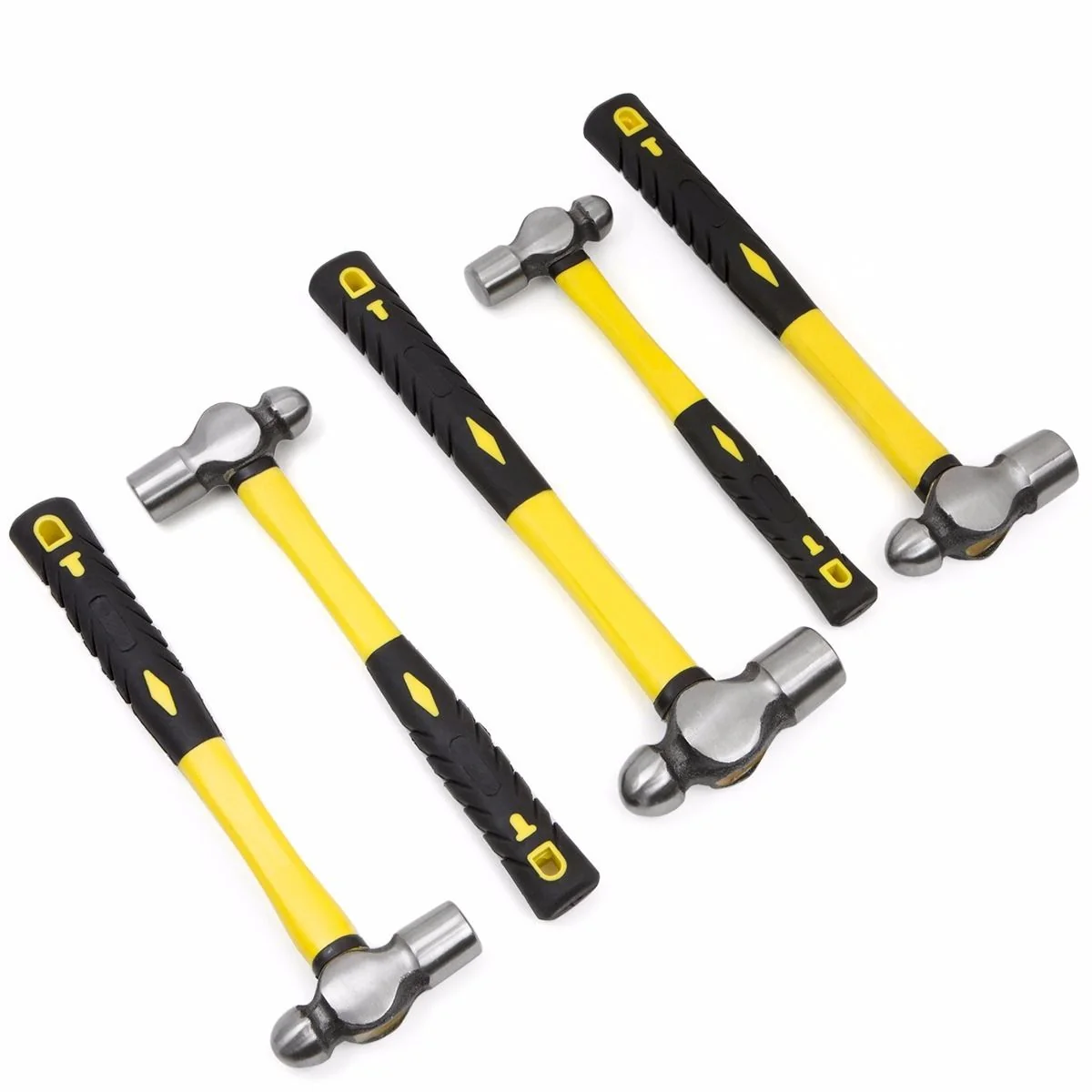 Top-Quality 5 Piece Ball Peen Hammer Tool Set Organic