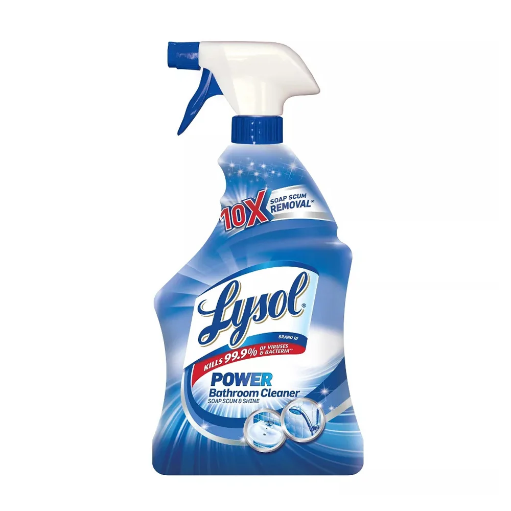 Professional Lysol Power Foaming Cleaning Spray for Bathrooms 32 Oz Traditional