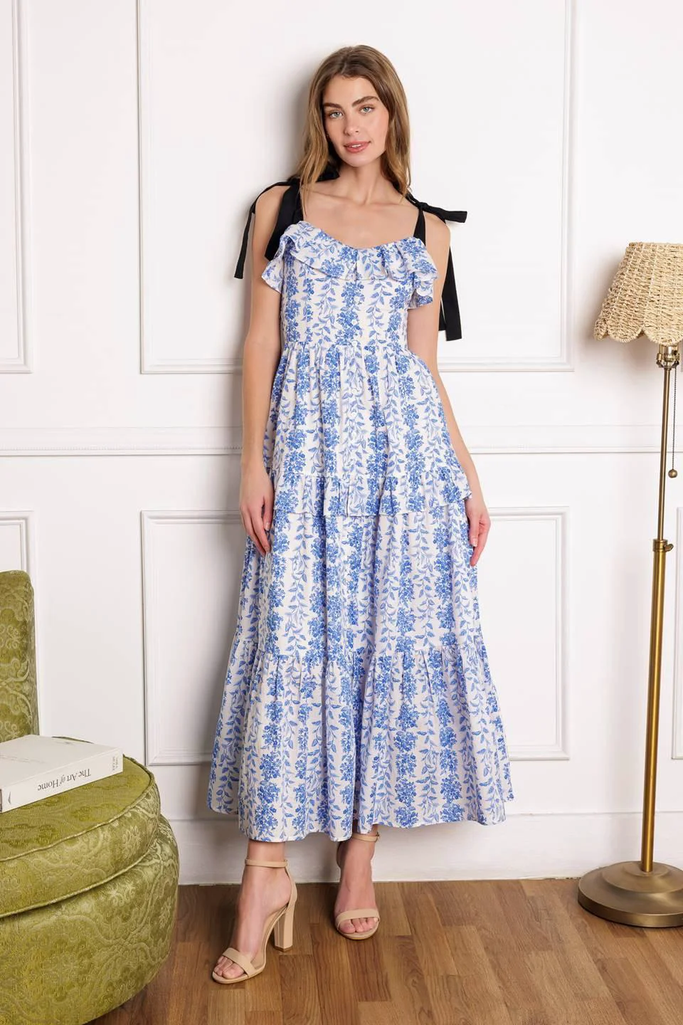 Long-Lasting Off for the Day Woven Midi Dress Carefully Designed