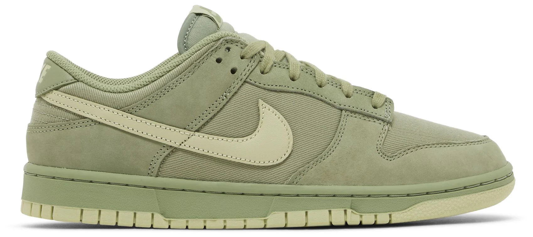 Advanced Nike Men's Dunk Low Retro Premium 'Oil Green Olive Aura' Sneakers Responsible